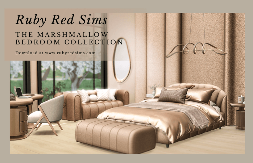 Галерея мода Набор для спальни The Marshmallow Bedroom Collection #1
